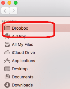 find dropbox