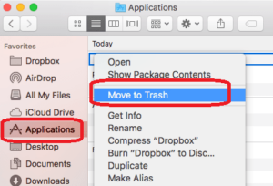 quit dropbox mac