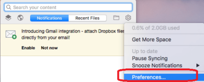 mac remove dropbox