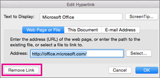 how to remove hyperlink in word enmasse