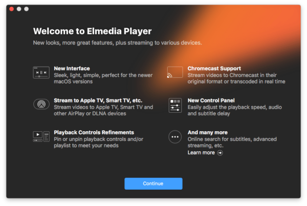 elmedia player format files