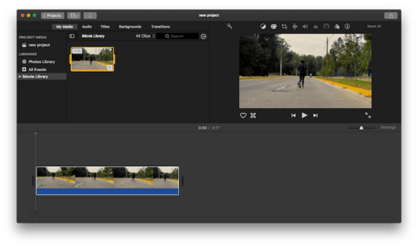 add text to video imovie 1 21