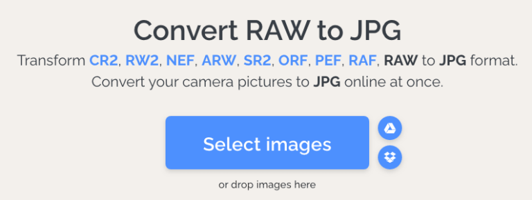 convert raw to jpg mac