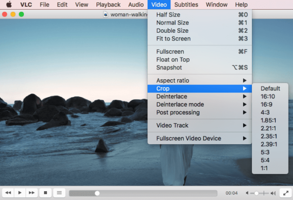 vlc for mac save video with different aspect ratio