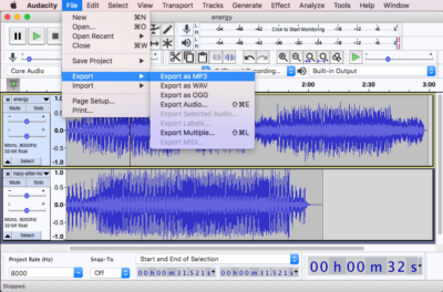 audacity not finding ffmpeg library