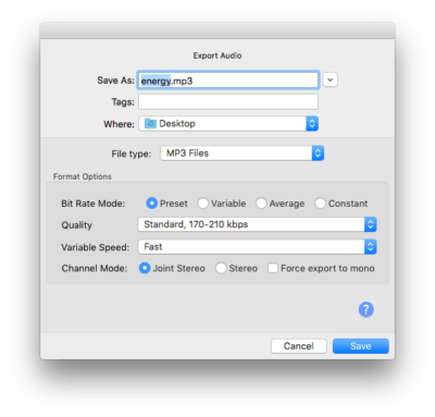 converting amr to mp3 for mac