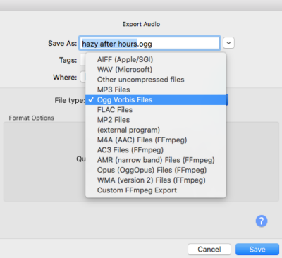 program like recycle for mac but with export to wav