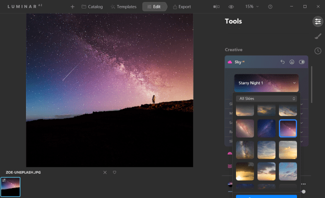 affinity photo sky replacement