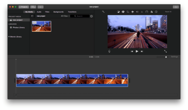 rotating video in imovie