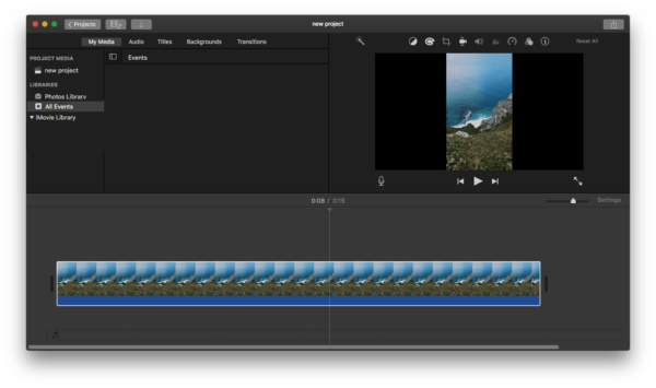 remove black bars from video imovie 2