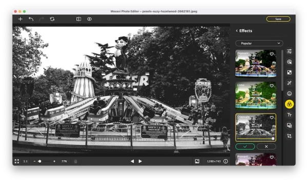 movavi photo editor effects