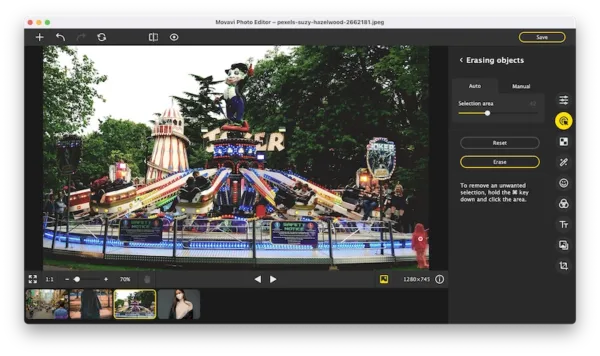 movavi photo editor erase