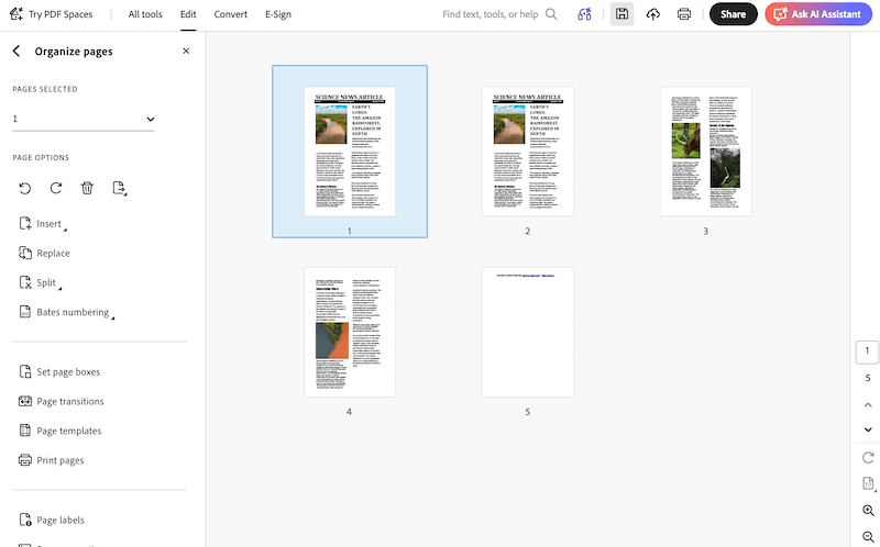 duplicate page pdf adobe 4
