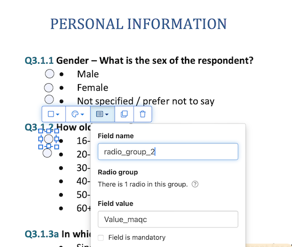 add radio button free 4