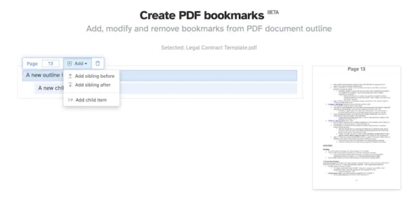 bookmark pdf online 2