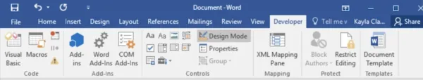 fillable pdf in word 2