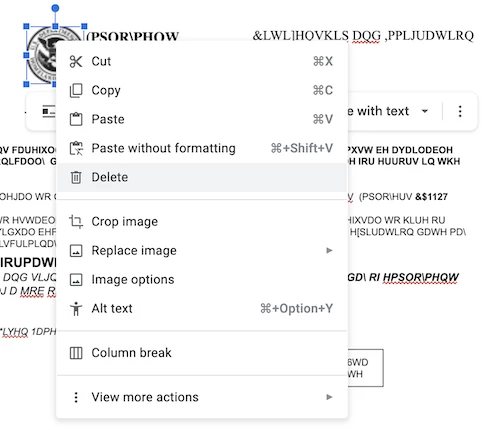 remove image from pdf google 2