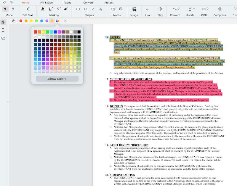 remove highlight pdf free 2