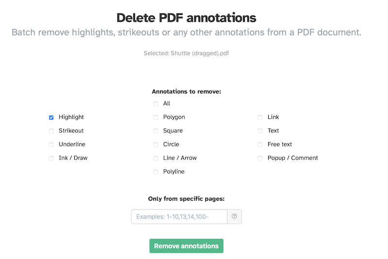 remove highlight pdf online 1