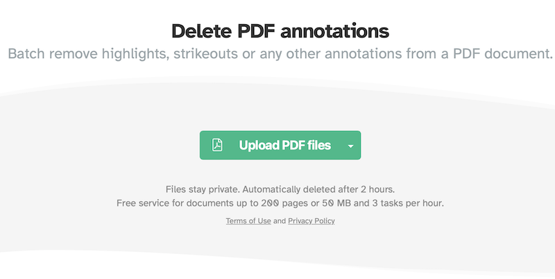 remove highlight pdf online 3