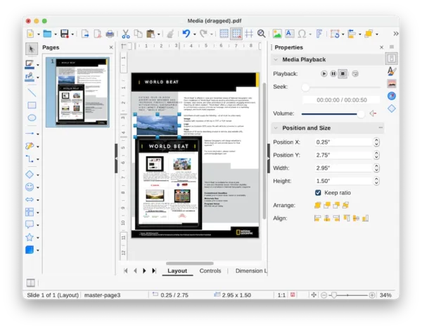 embed video in pdf free 2