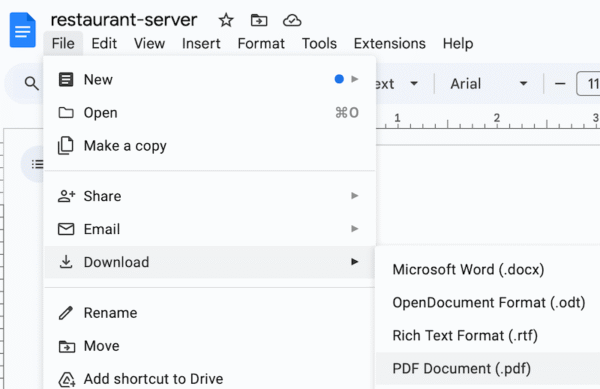 download pdf to google drive