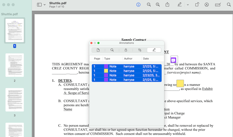 remove pdf comments mac 2