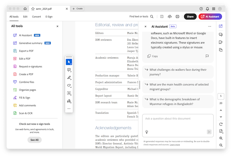 Adobe Acrobat AI Review Is It Good And How To Use Itselectable