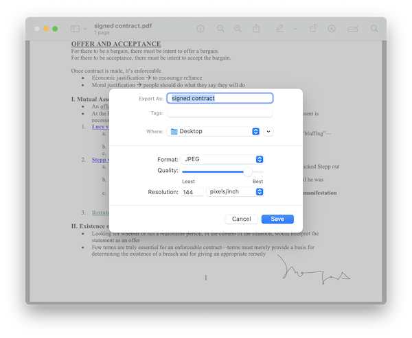 copy pdf signature mac 1