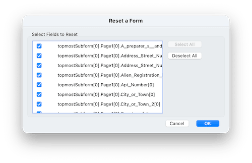 clear pdf form adobe 7
