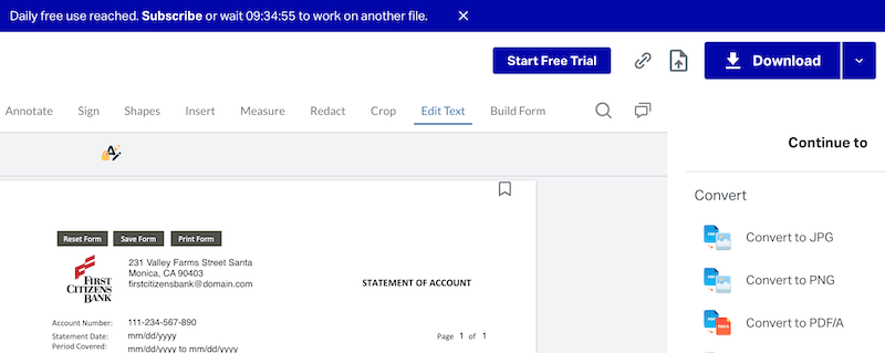 edit bank statement online 3