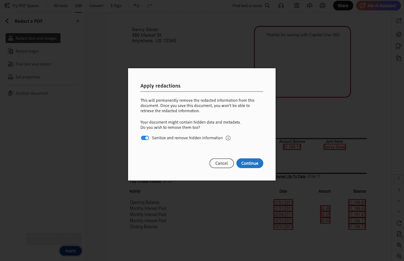 redact pdf adobe 4
